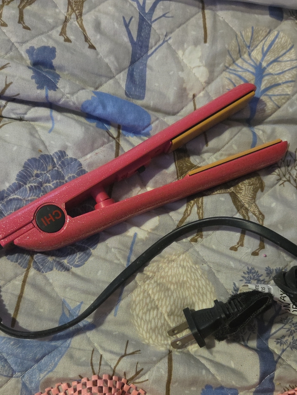 CHI Pink Mini Flat Iron - Travel Hair Straightener